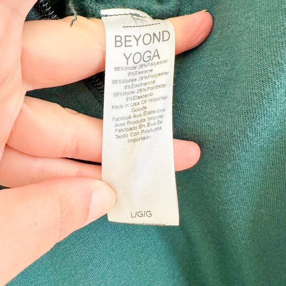 Beyond Yoga | Ski Weekend Jumpsuit‎ Sweatsuit in Midnight Green Large - Picture 6 of 6